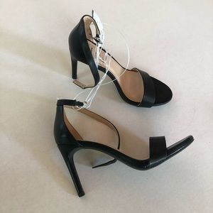 A new day black stiletto heels shoes leather